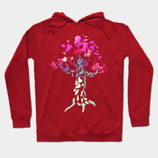 tree - magic color Hoodie